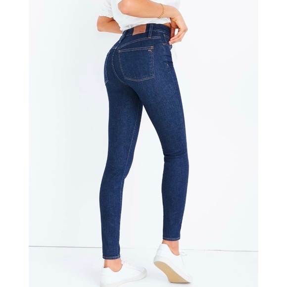 NEW Madewell Tall Curvy High-Rise Skinny Jeans in Lucille Wash 24 - Picture 2 of 10
